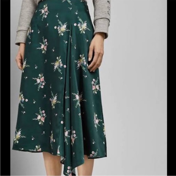 Ted Baker Anabell Flourish Asymmetrical Skirt - Picture 1 of 7